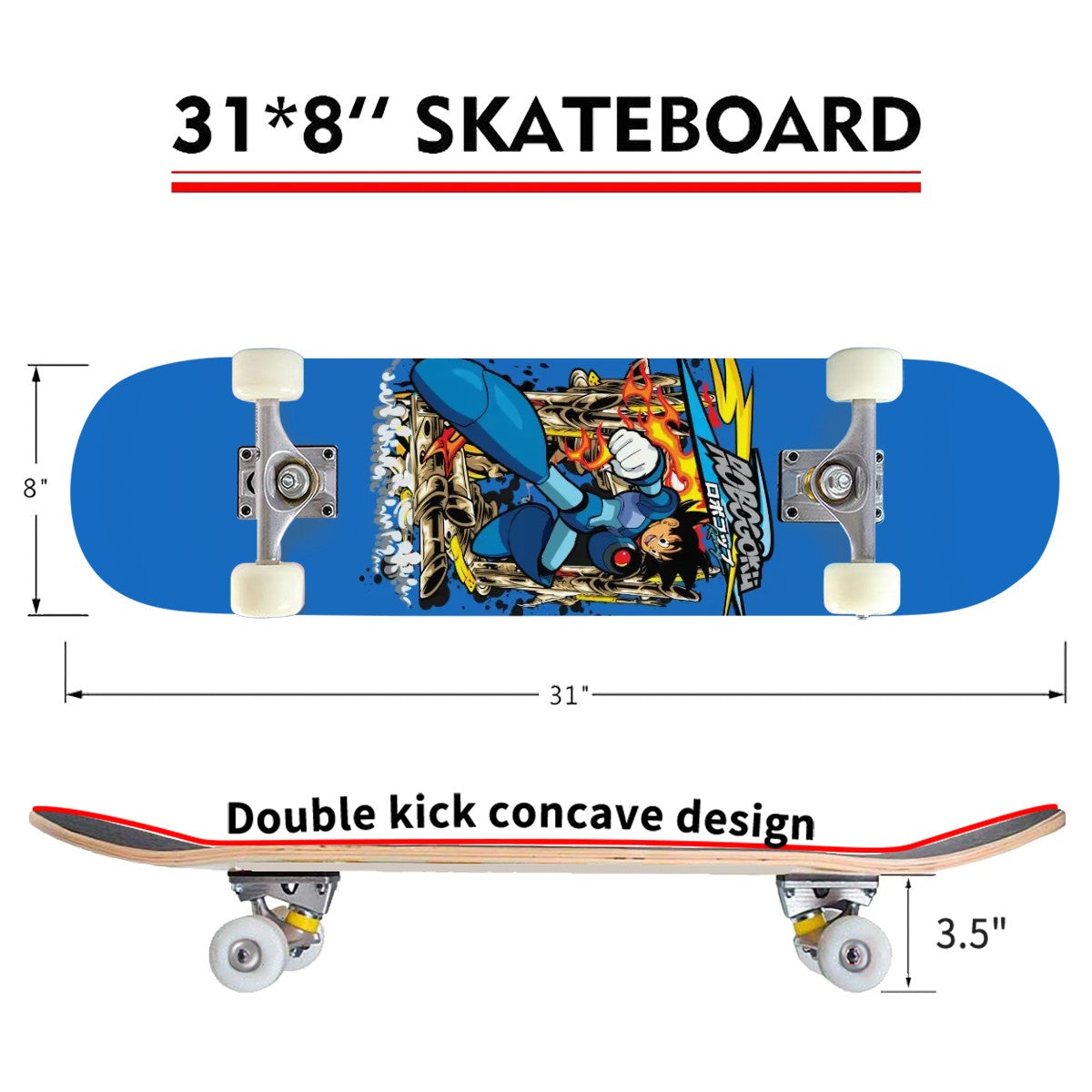 Complete Skateboard (Made in USA)
