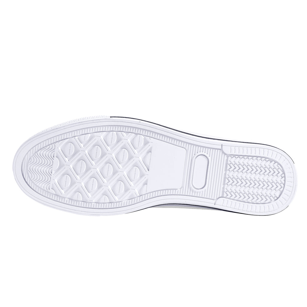 D24 Rubber Outsoles Low-Top Canvas Shoes - White