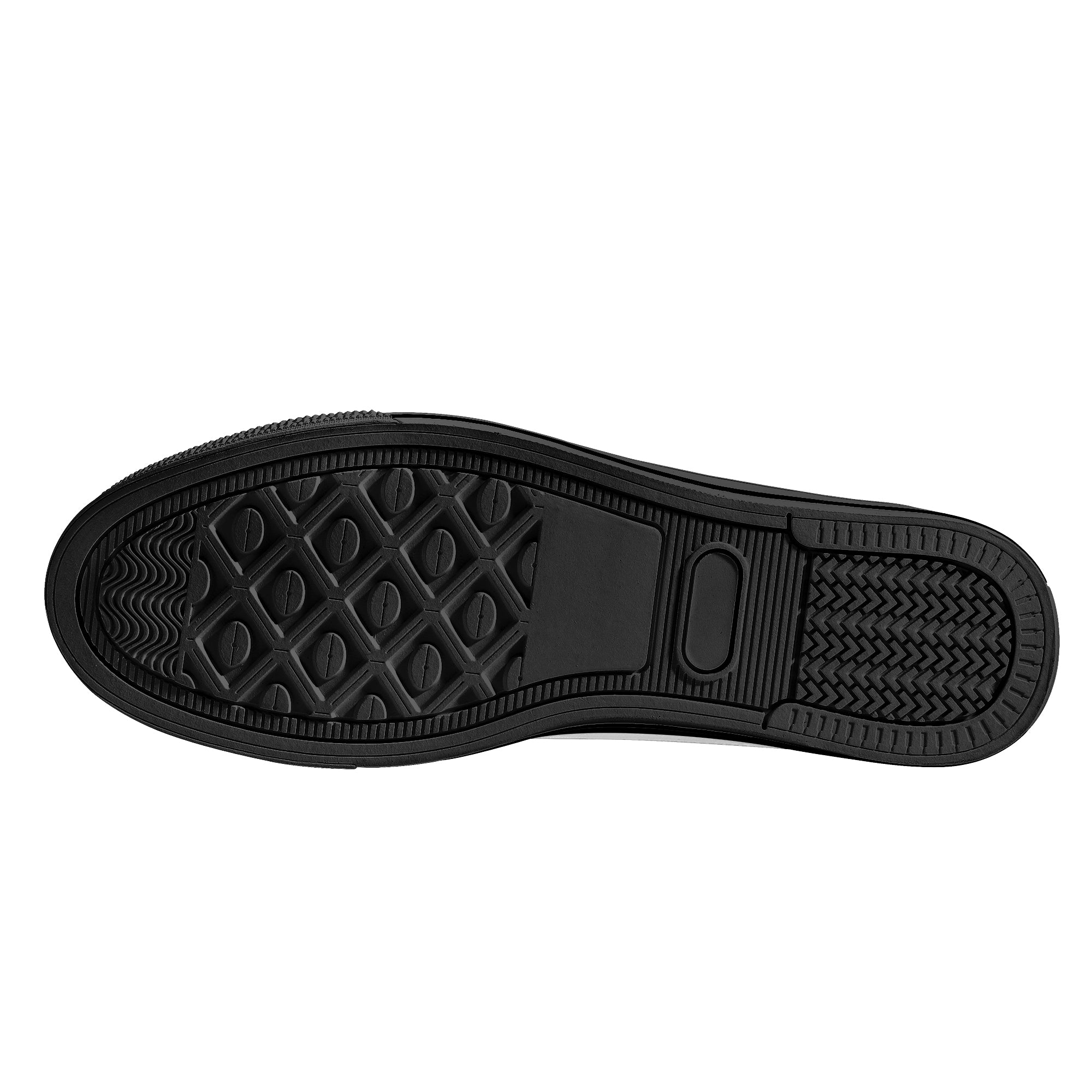 D24 Rubber Outsoles Low-Top Canvas Shoes - Black