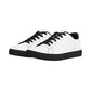D27 Low-Top Synthetic Leather Sneakers - Black