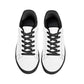 D27 Low-Top Synthetic Leather Sneakers - Black
