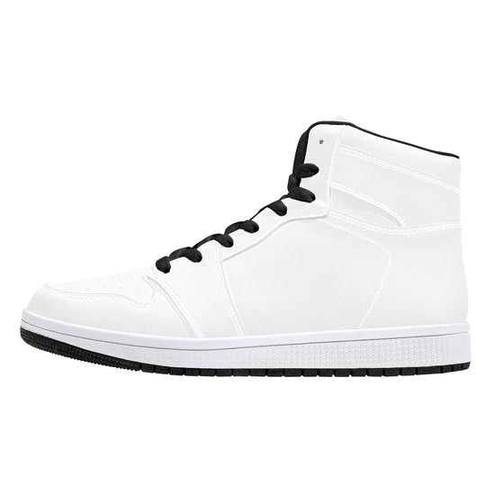 D16 High-Top Synthetic Leather Sneakers - Black