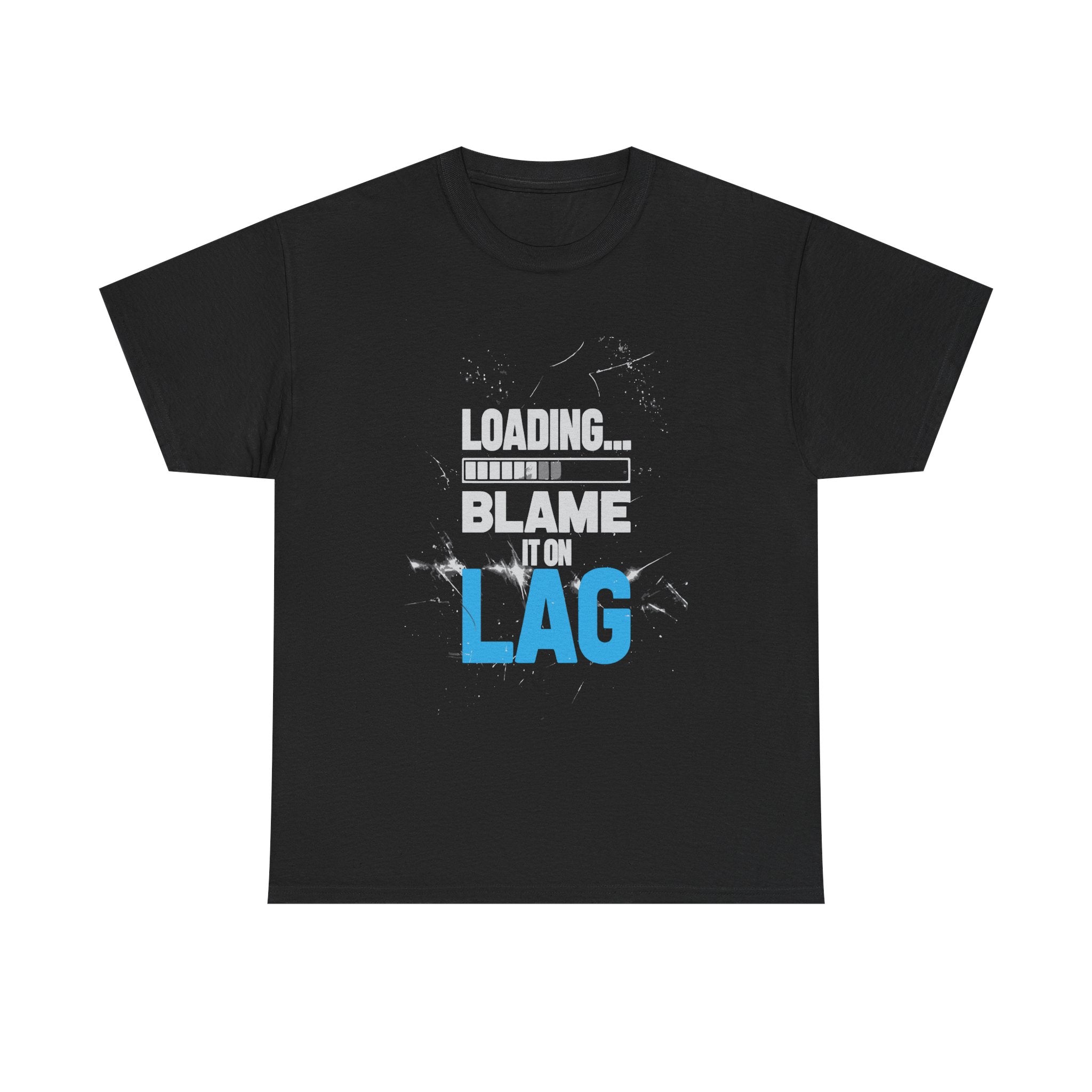Gaming Vibes Unisex Heavy Cotton Tee - 'Loading... Blame It on Lag'