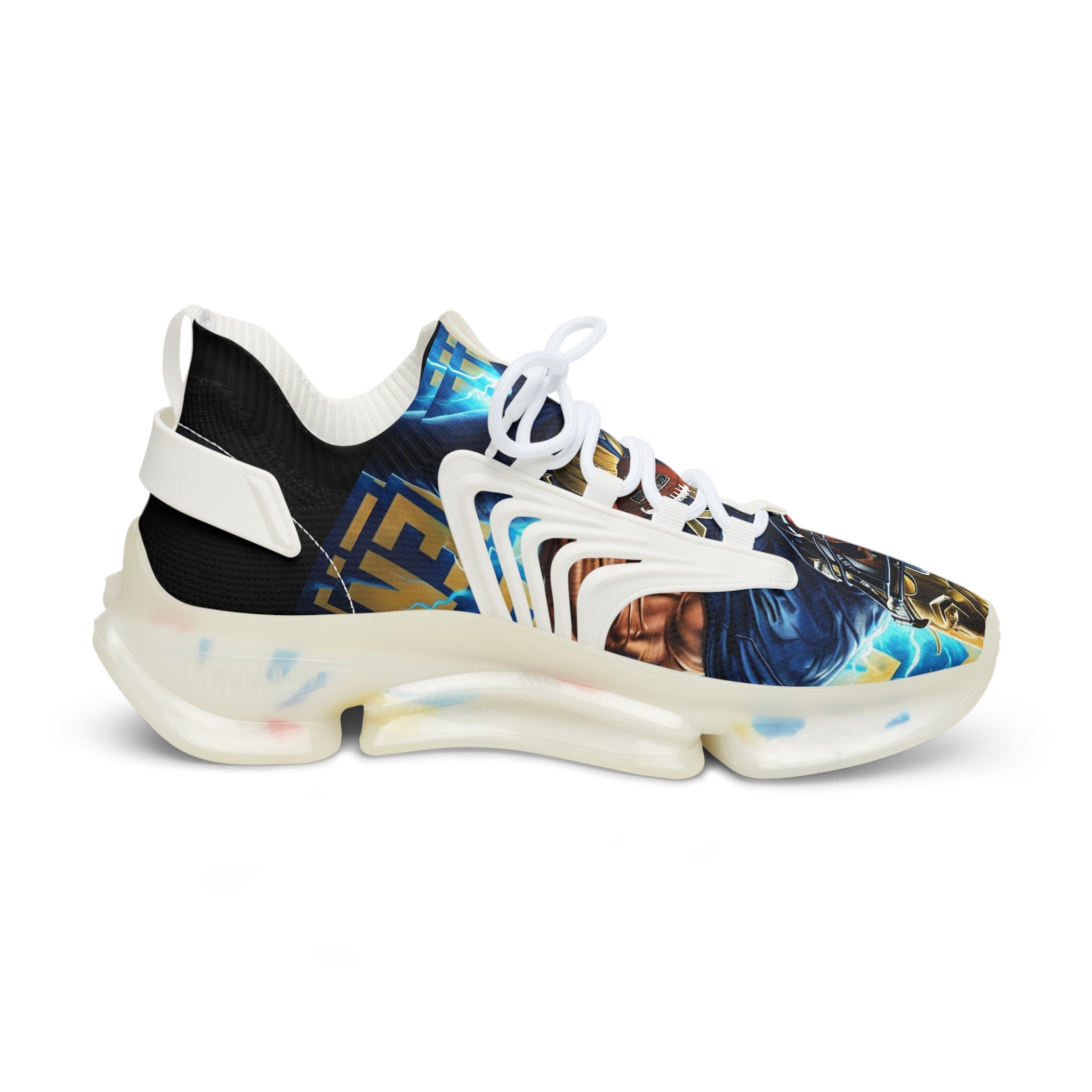 Navy Men's Mesh Sneakers