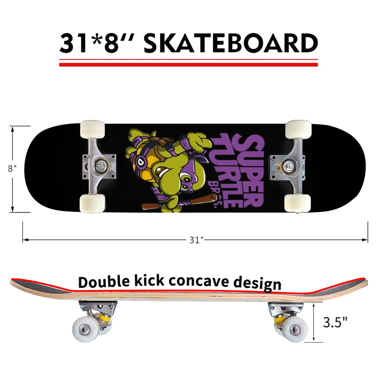 Complete Skateboard (Made in USA)