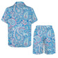 Short Sleeve Shirt and Shorts Set(All-Over Printing)