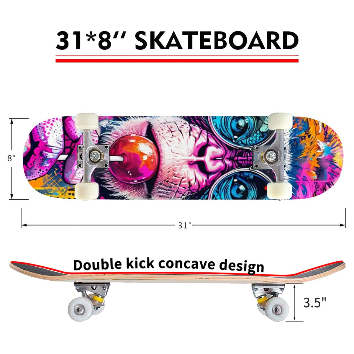 Complete Skateboard (Made in USA)