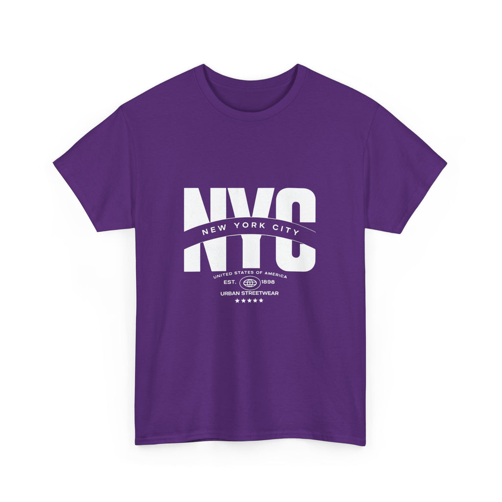 NYC Unisex Heavy Cotton Tee - Urban Streetwear Style