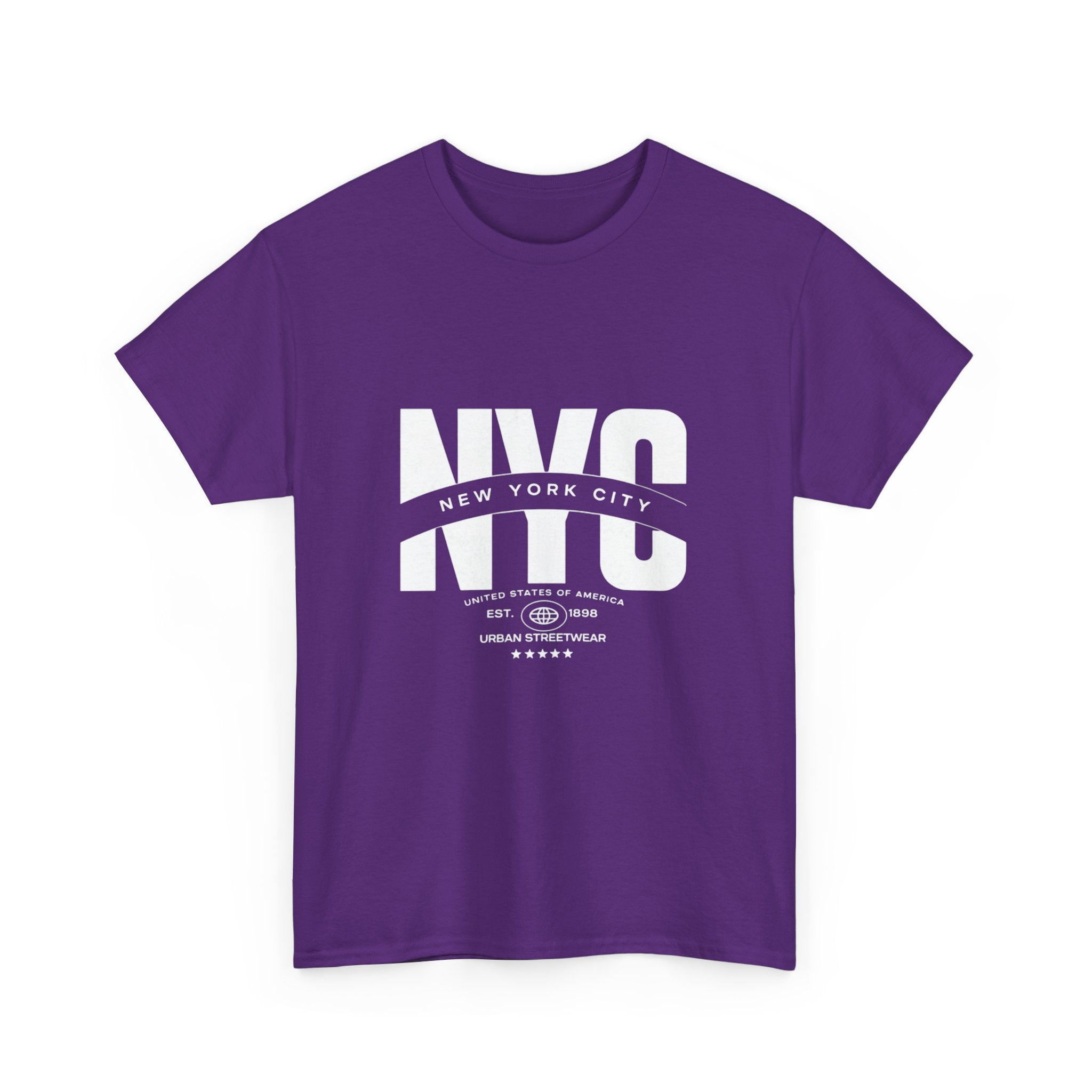 NYC Unisex Heavy Cotton Tee - Urban Streetwear Style