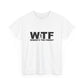 WTF Running Unisex Heavy Cotton Tee - Perfect Gift for Runners & Fitness Enthusiasts