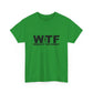 WTF Running Unisex Heavy Cotton Tee - Perfect Gift for Runners & Fitness Enthusiasts
