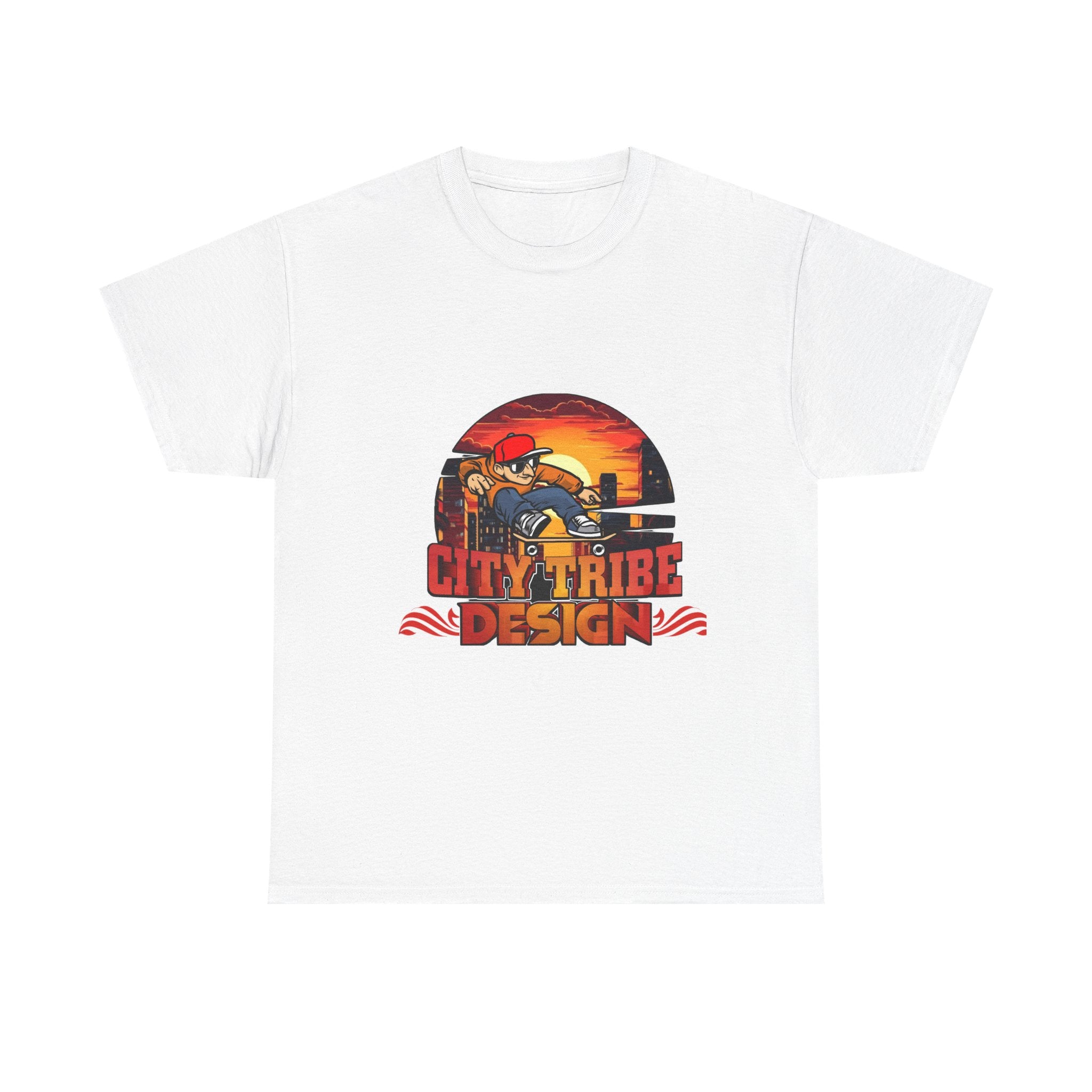City Tribe Unisex Heavy Cotton Tee - Street Style Graphic T-Shirt