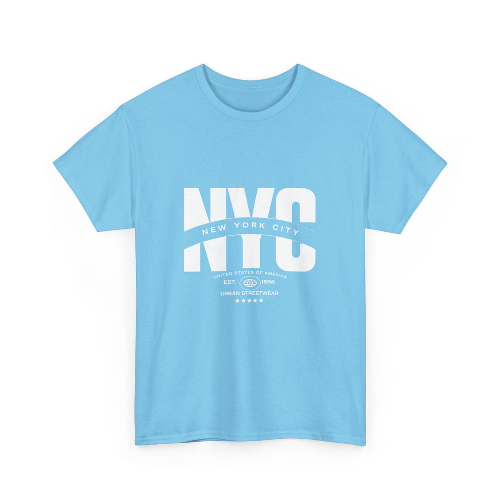 NYC Unisex Heavy Cotton Tee - Urban Streetwear Style