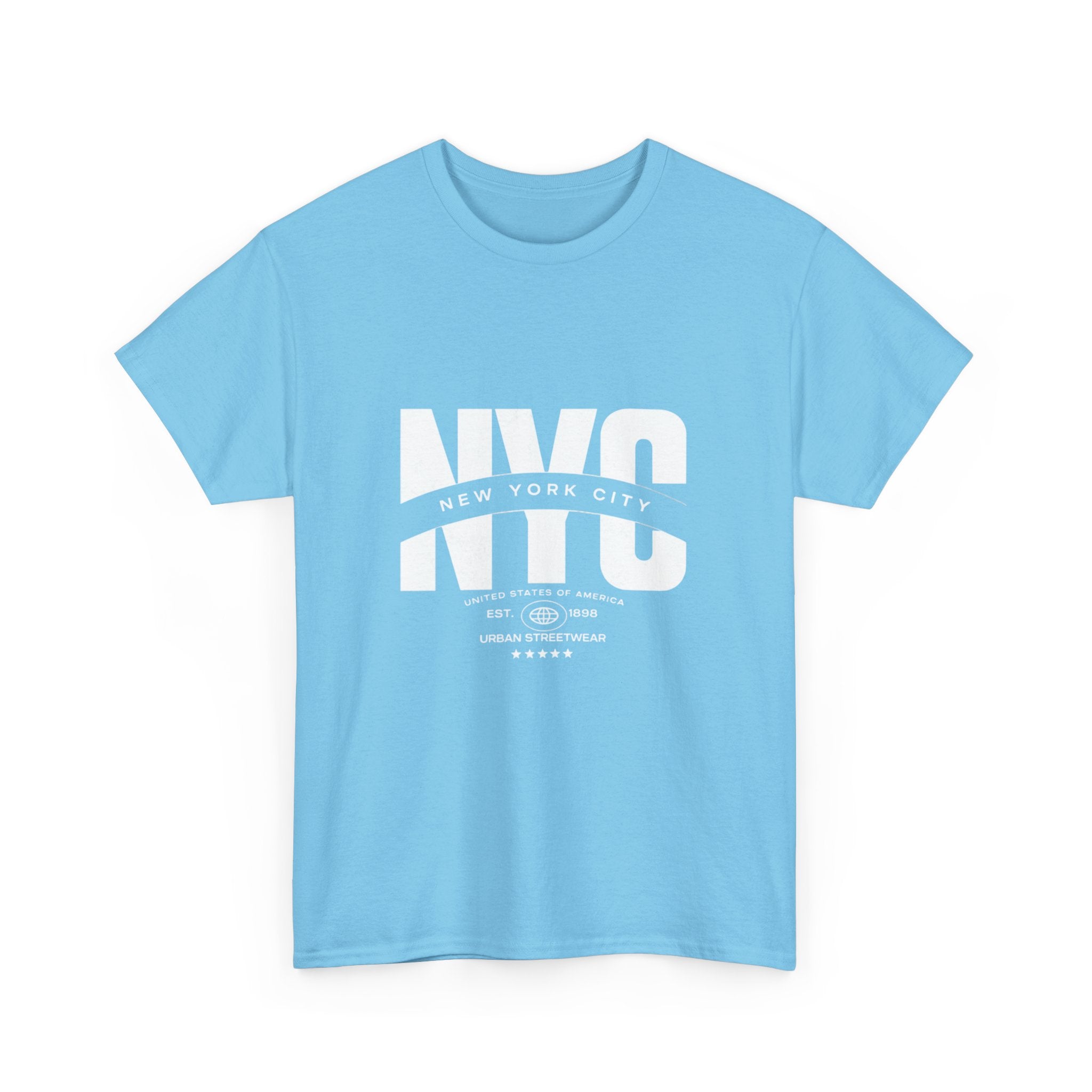 NYC Unisex Heavy Cotton Tee - Urban Streetwear Style