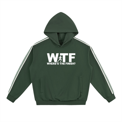 Side Stripe Drop-Shoulder Hoodie