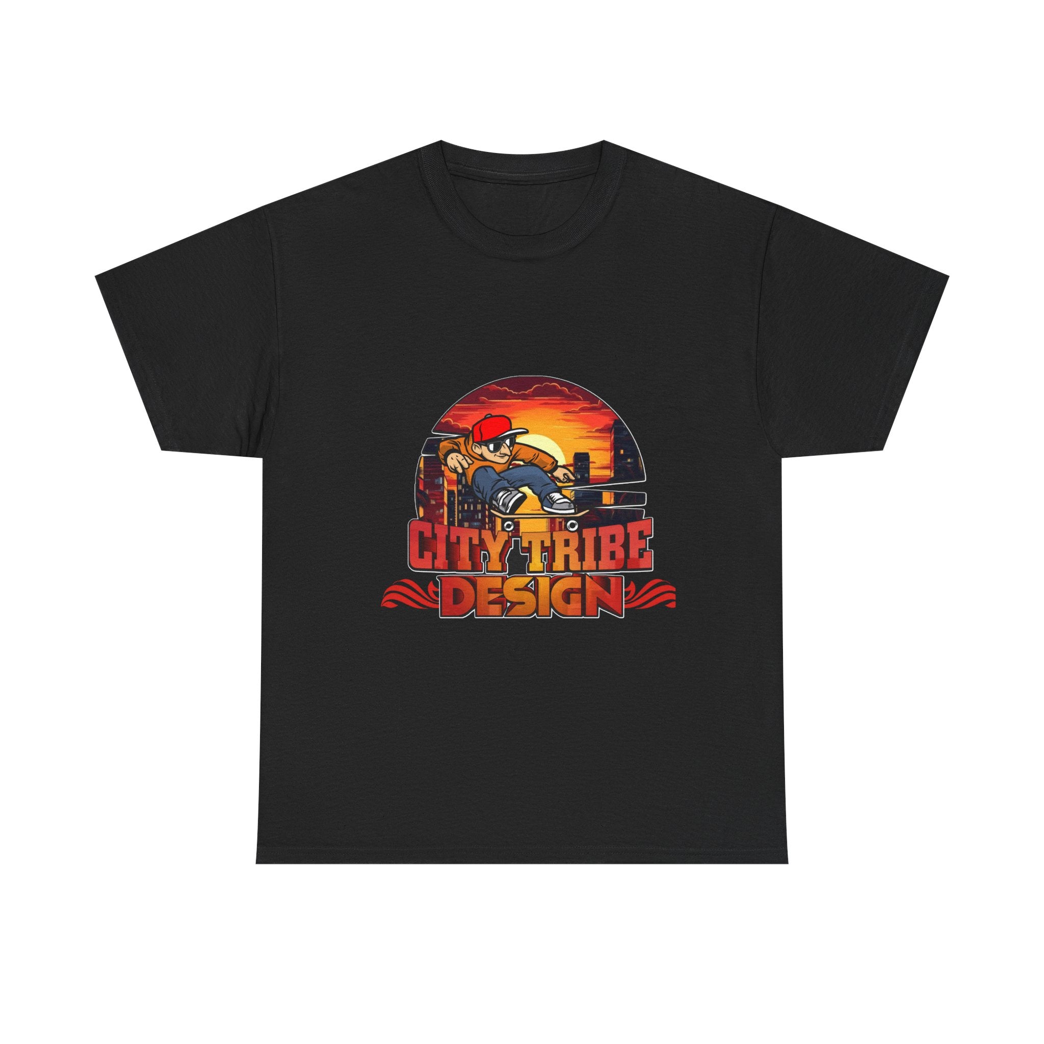 City Tribe Unisex Heavy Cotton Tee - Street Style Graphic T-Shirt