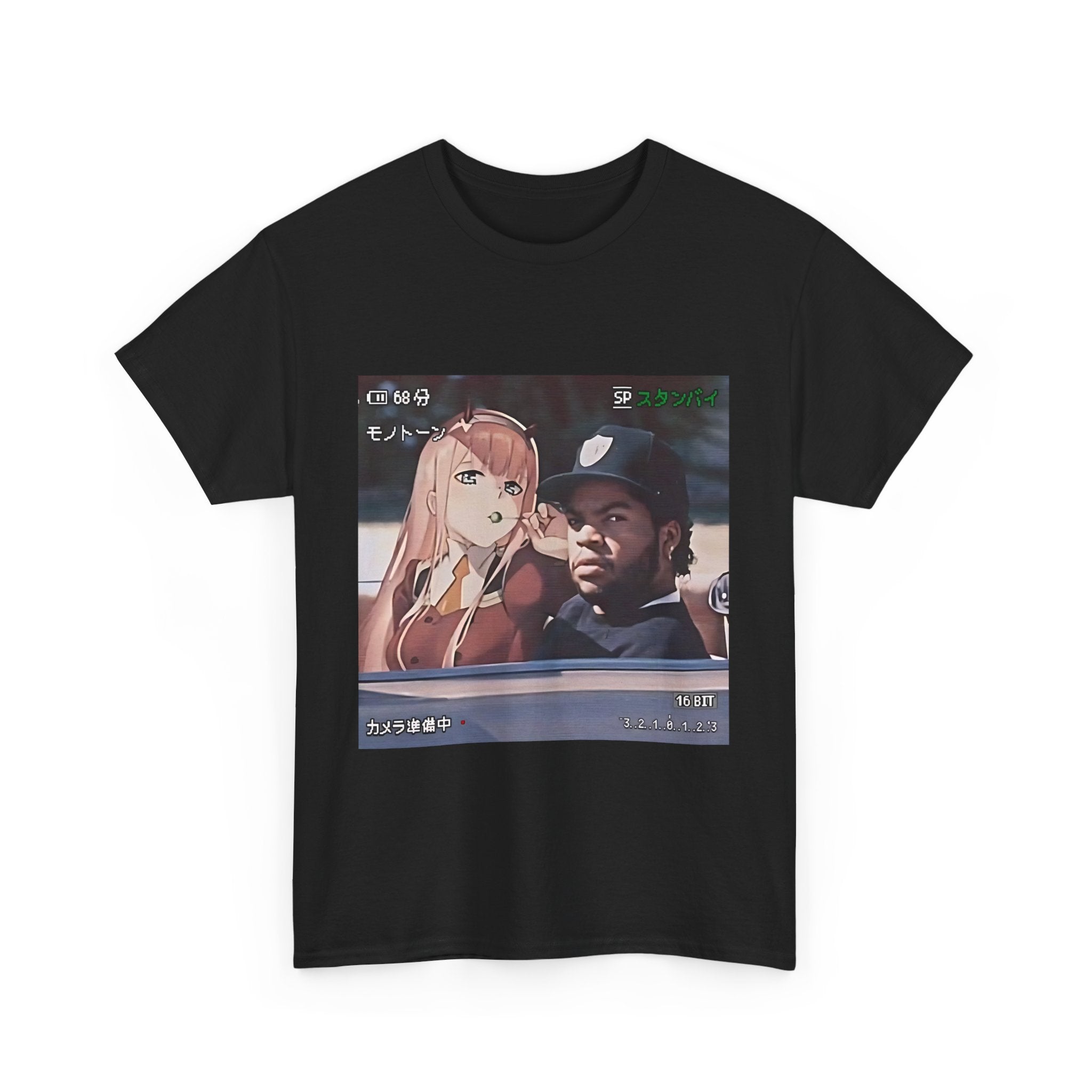 Retro Aesthetic Unisex Heavy Cotton Tee | Vintage Anime Design | Casual Wear
