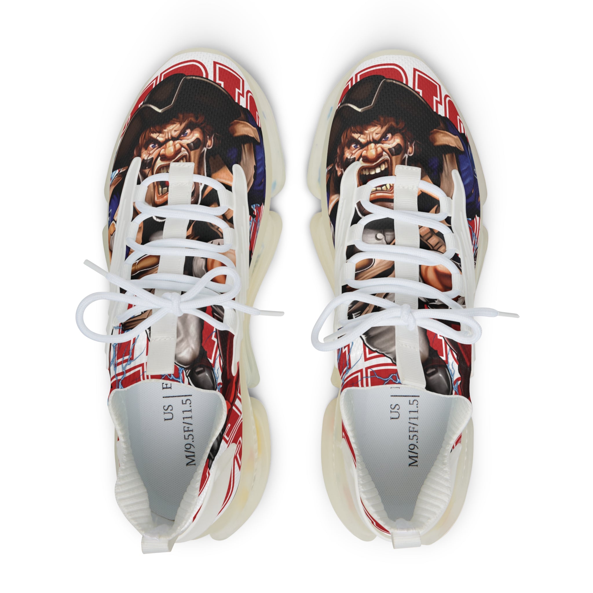 Patriots Men's Mesh Sneakers