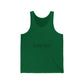 Personalized Unisex Jersey Tank - Custom Text Design for Summer Vibes
