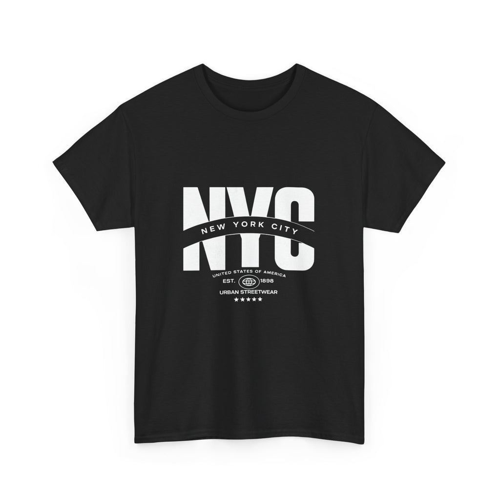 NYC Unisex Heavy Cotton Tee - Urban Streetwear Style