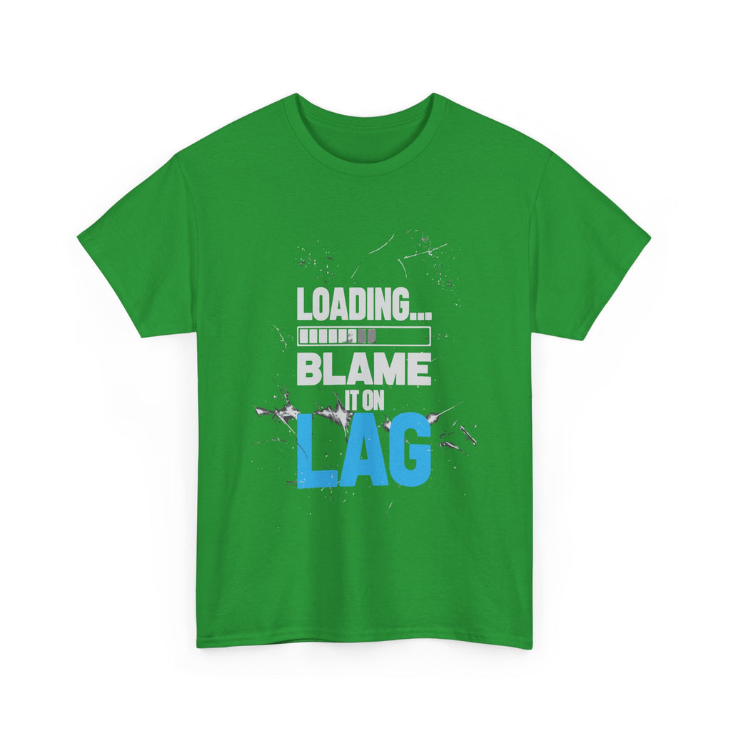 Gaming Vibes Unisex Heavy Cotton Tee - 'Loading... Blame It on Lag'