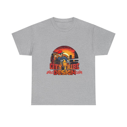 City Tribe Unisex Heavy Cotton Tee - Street Style Graphic T-Shirt