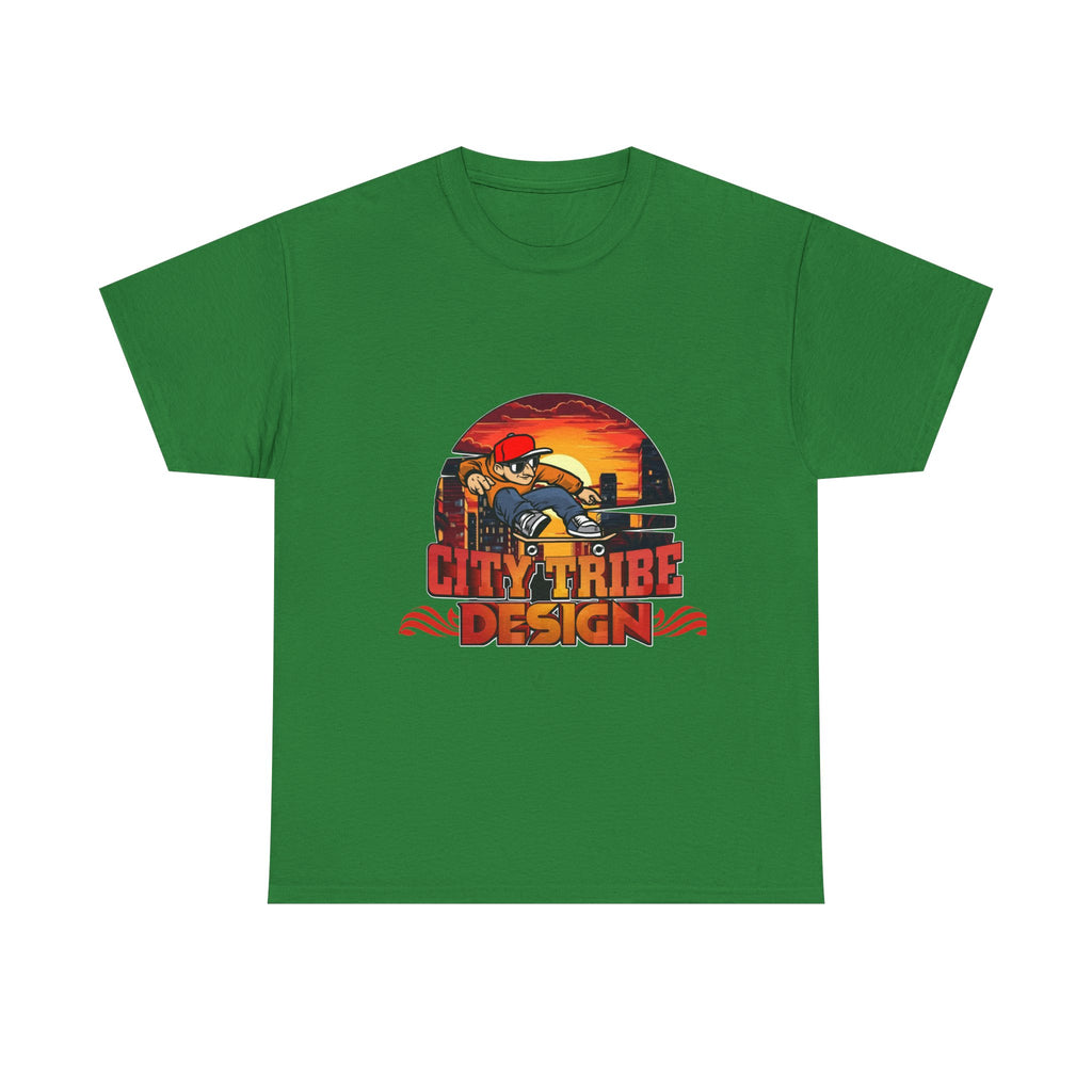 City Tribe Unisex Heavy Cotton Tee - Street Style Graphic T-Shirt