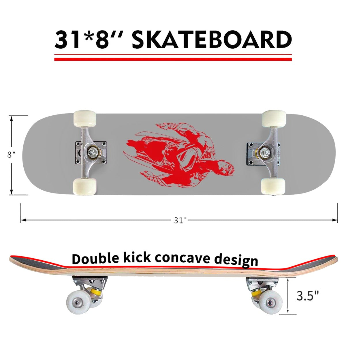 Complete Skateboard (Made in USA)