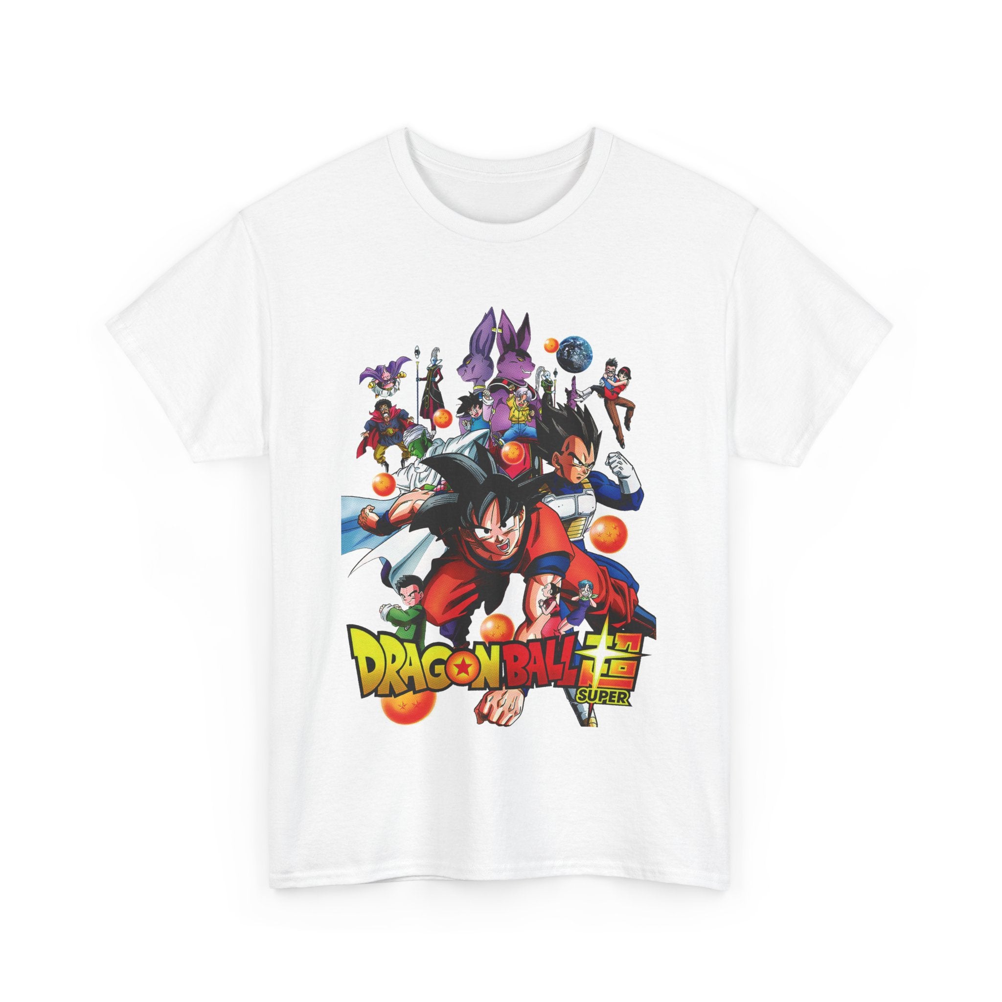 Dragon Ball Super Unisex Heavy Cotton Tee - Iconic Anime T-Shirt