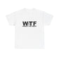 WTF Running Unisex Heavy Cotton Tee - Perfect Gift for Runners & Fitness Enthusiasts