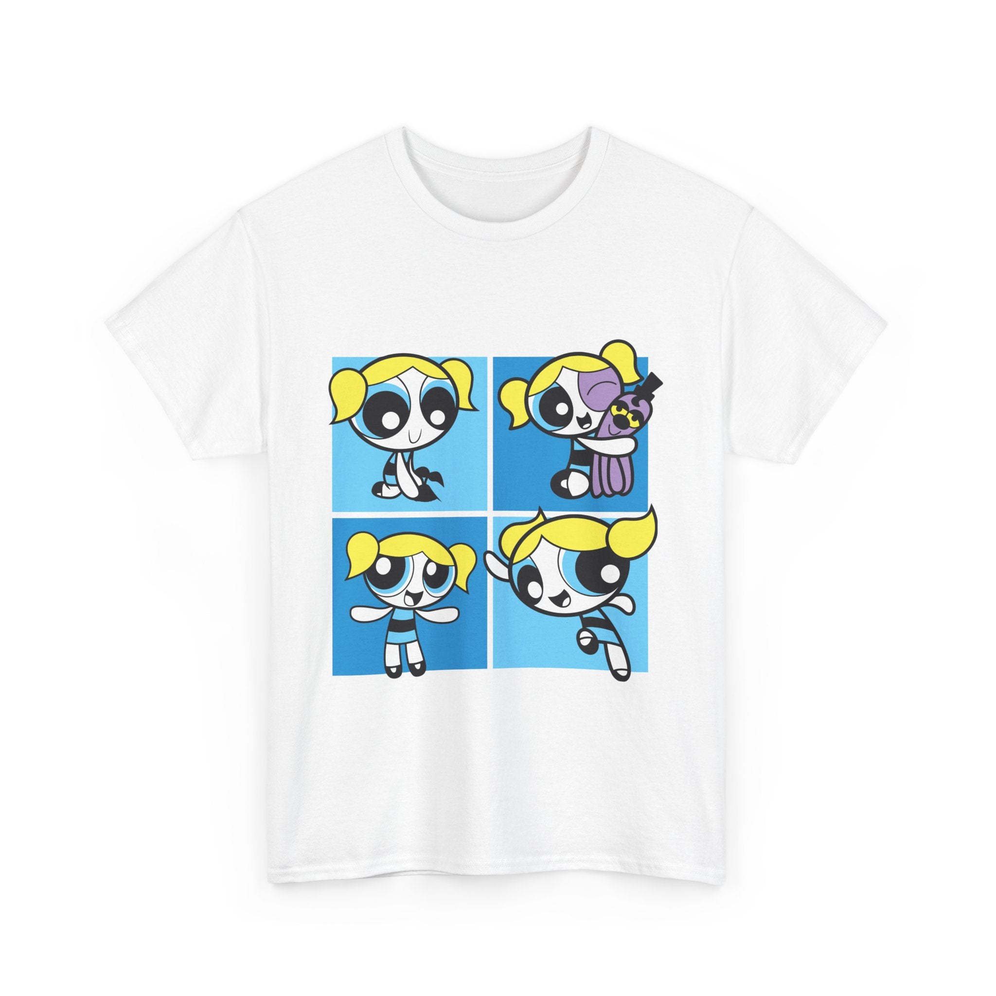 Playful Powerpuff Girls Unisex Heavy Cotton Tee