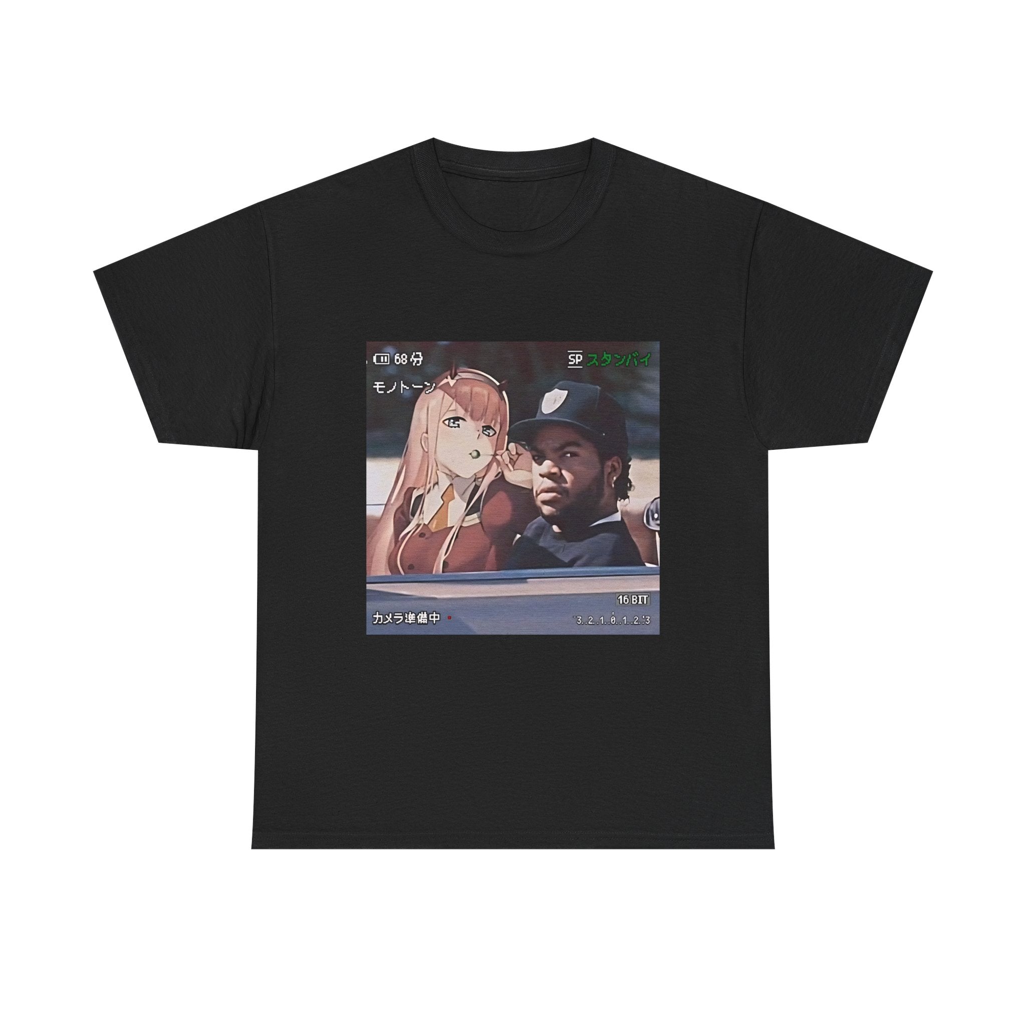 Retro Aesthetic Unisex Heavy Cotton Tee | Vintage Anime Design | Casual Wear