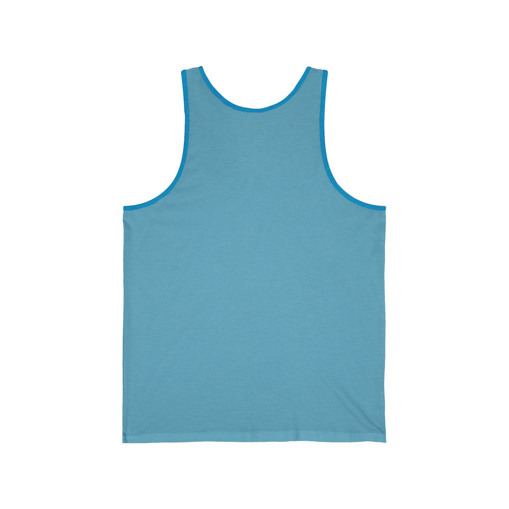 Personalized Unisex Jersey Tank - Custom Text Design for Summer Vibes