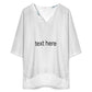 120gsm Mediterranean Style V-Neck Suit(All-Over Printing)
