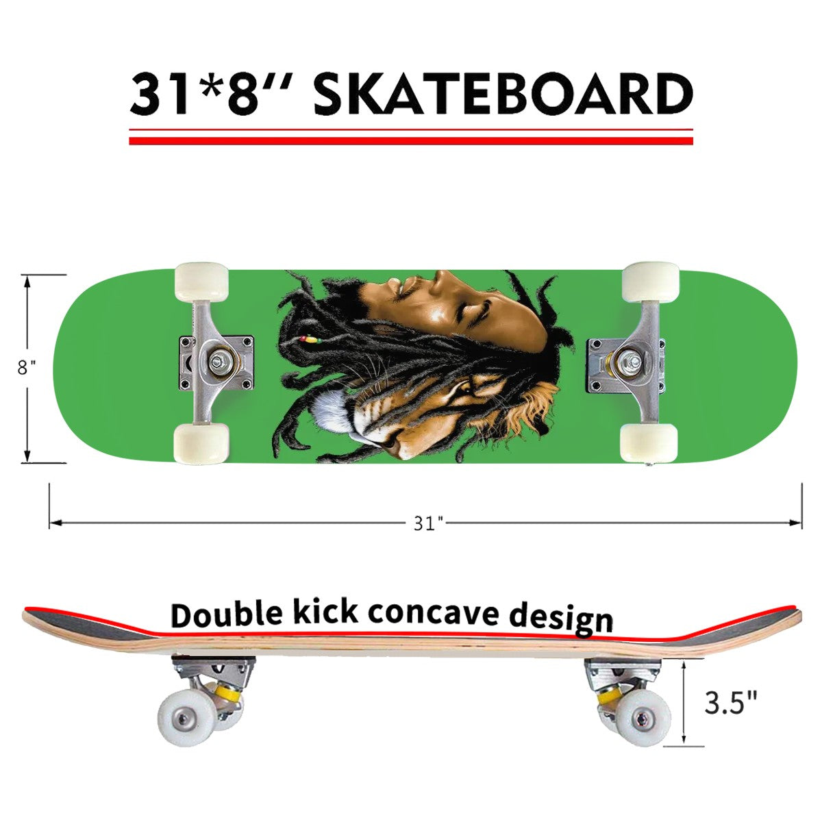 Complete Skateboard (Made in USA)