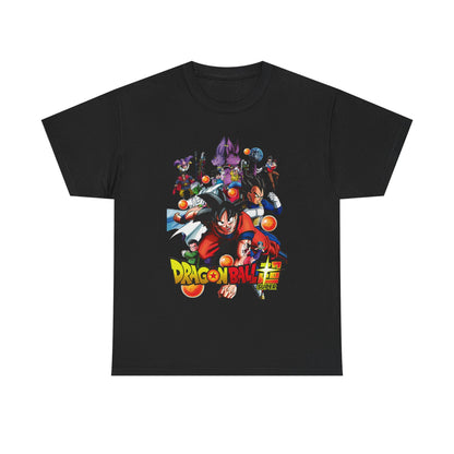 Dragon Ball Super Unisex Heavy Cotton Tee - Iconic Anime T-Shirt