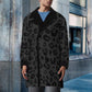 Double Breasted Suit Collar Trench Coat(All-Over Printing)
