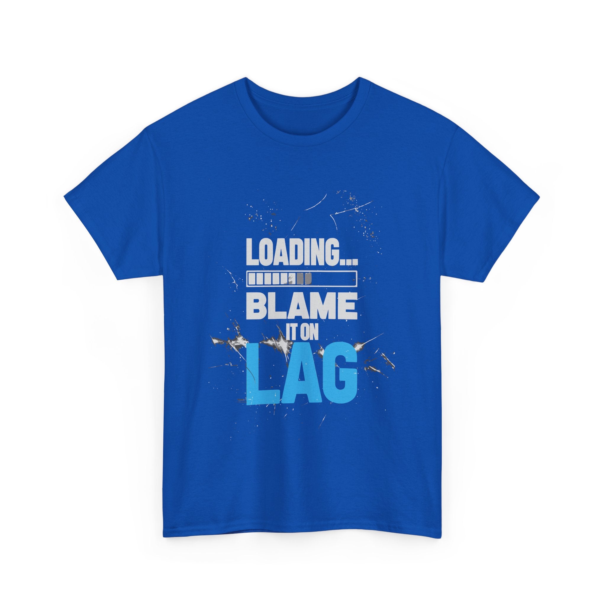 Gaming Vibes Unisex Heavy Cotton Tee - 'Loading... Blame It on Lag'