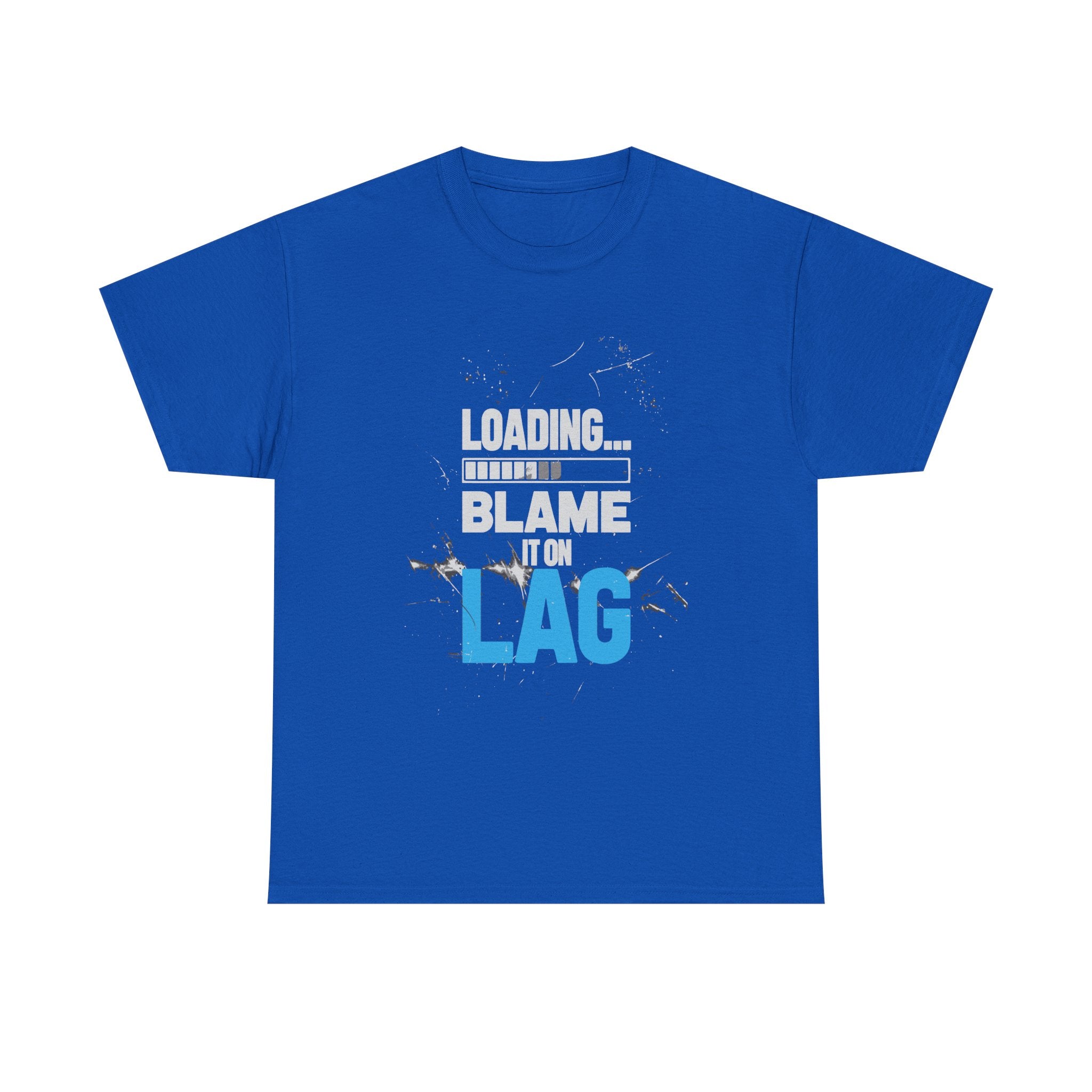 Gaming Vibes Unisex Heavy Cotton Tee - 'Loading... Blame It on Lag'