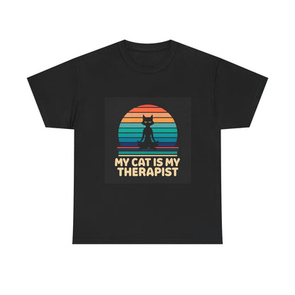 Cat Lover Unisex Heavy Cotton Tee - &