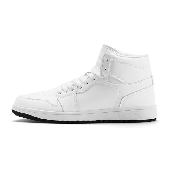 Unisex New Synthetic Leather High Top Sneakers