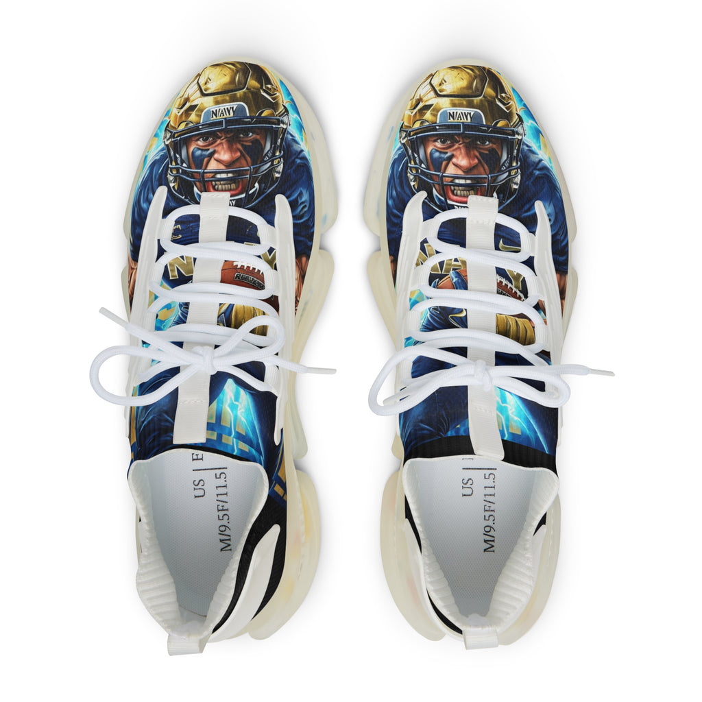 Navy Men's Mesh Sneakers