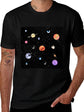 DTF 180gsm Short Sleeve Cotton Crewneck T-Shirt for Men Women (Front Printing)