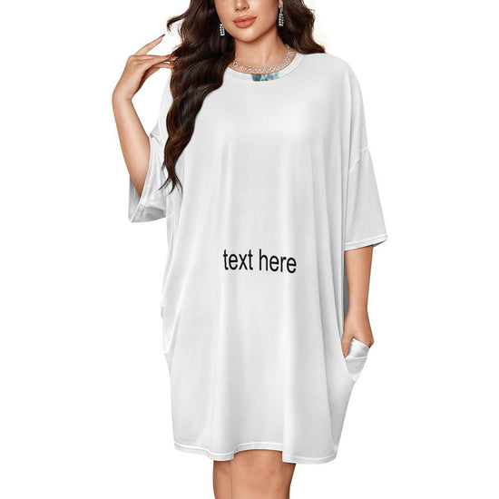 160gsm One Size Ice Silk Nightdress(All-Over Printing)