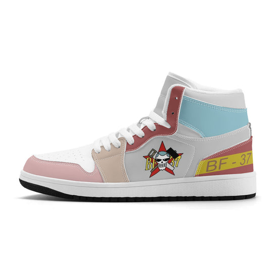 Unisex New Synthetic Leather High Top Sneakers