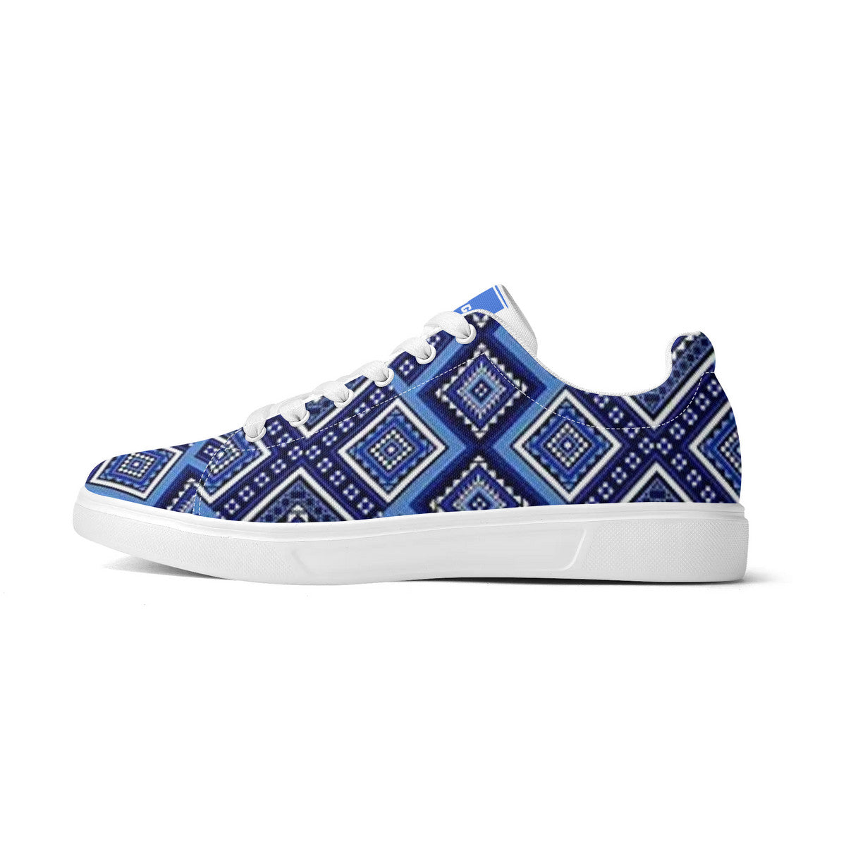 Copy of Tribal Blue  Canvas Shoes Comfortable Walking Sneakers