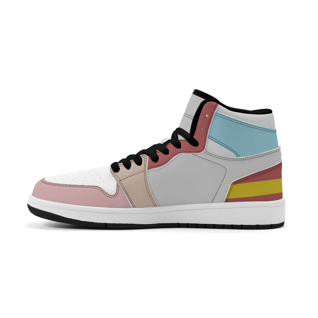 Unisex New Synthetic Leather High Top Sneakers