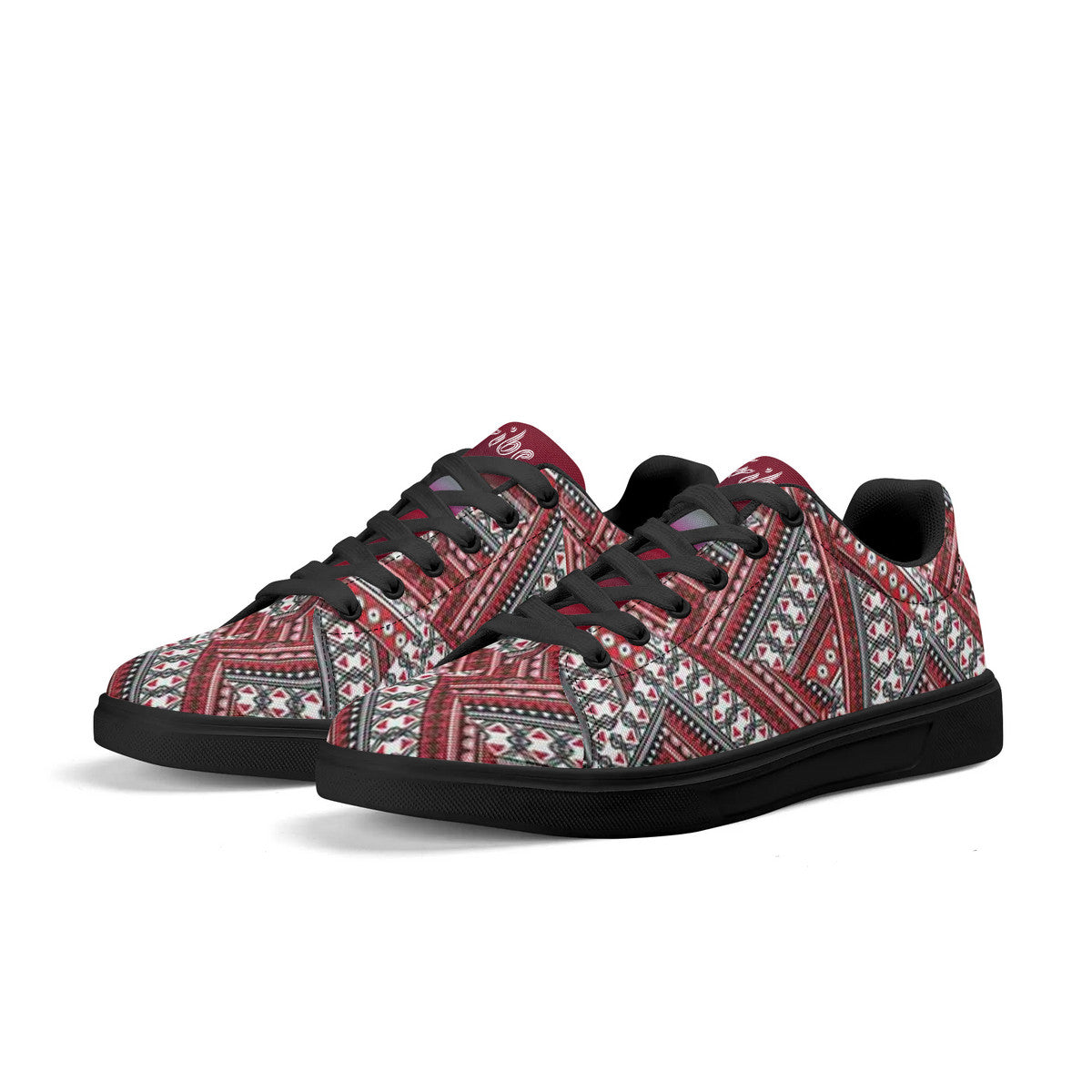 Copy of Tribe Red Canvas Shoes Comfortable Walking Sneakers