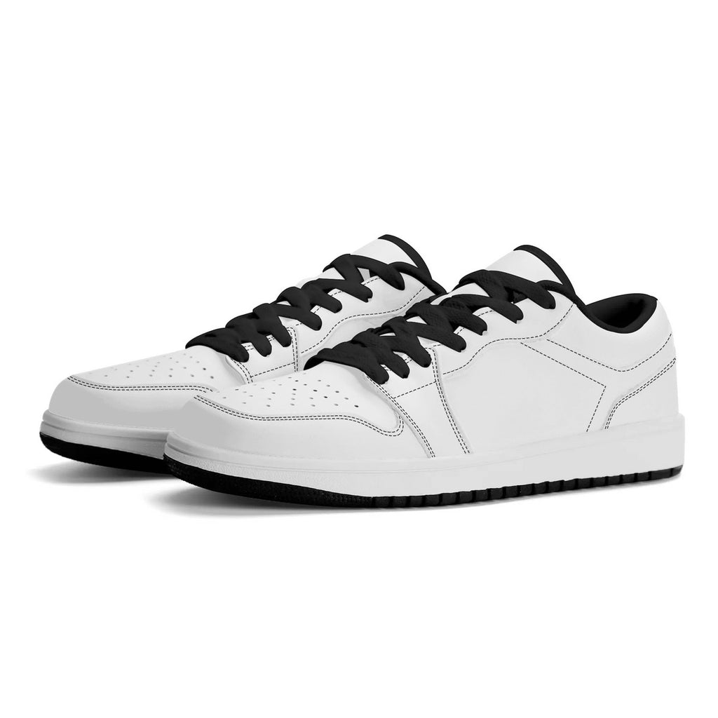 Unisex New Synthetic Leather Low Top Sneakers