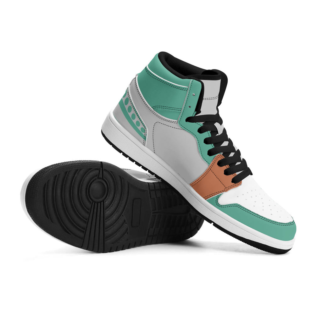 Unisex New Synthetic Leather High Top Sneakers